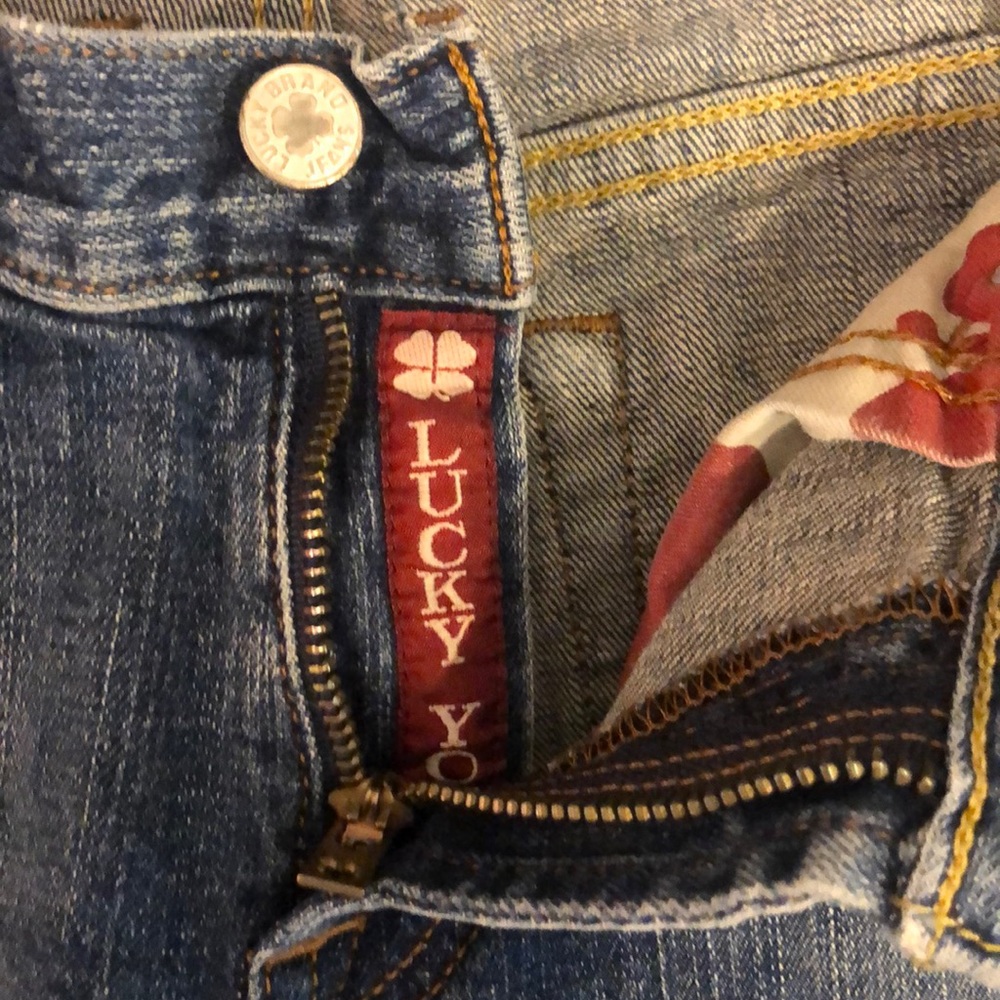 Lucky Dungarees Mid Rise Flare Regular length